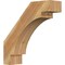 Ekena Millwork 6"W x 22"D x 22"H Merced Rough Sawn Knee Brace, Western Red Cedar BRC06X22X22MRC00RWR - alternate 1